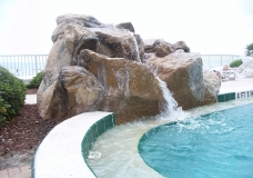 Rock water feature